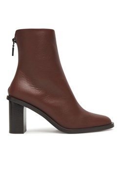 Botki Max Mara Midiboot80 25247960726 Brązowy ze sklepu eobuwie.pl w kategorii Botki - zdjęcie 185860591
