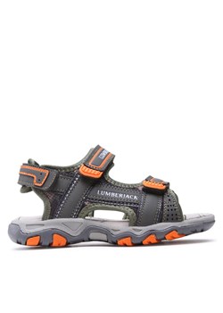 Sandały Lumberjack SB07606-027 M Zielony ze sklepu eobuwie.pl w kategorii Sandały dziecięce - zdjęcie 185860683