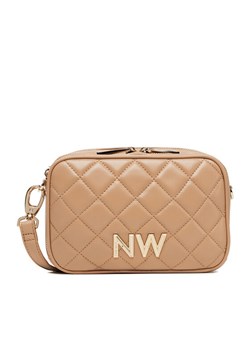 Torebka Nine West CEO-Greenwich-Glam-LX7669 Beżowy ze sklepu eobuwie.pl w kategorii Listonoszki - zdjęcie 185860684