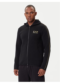 EA7 Emporio Armani Bluza 7M000671 AF14146 UC001 Czarny Slim Fit ze sklepu MODIVO w kategorii Bluzy męskie - zdjęcie 185868624