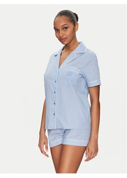 Guess Piżama O5GX10 WH1K1 Niebieski Regular Fit ze sklepu MODIVO w kategorii Piżamy damskie - zdjęcie 185868690