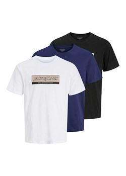 Jack&Jones Komplet 3 t-shirtów Inwood 12291374 Kolorowy Regular Fit ze sklepu MODIVO w kategorii T-shirty męskie - zdjęcie 185868821