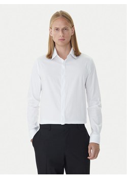 Calvin Klein Koszula LV019EU060 Biały Extra Slim Fit ze sklepu MODIVO w kategorii Koszule męskie - zdjęcie 185868834