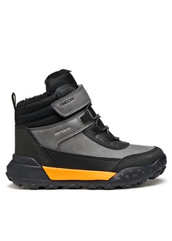 Geox Śniegowce J Trekkyup B Abx J46MBE 0MEMS C0036 S Szary ze sklepu MODIVO w kategorii Buty zimowe dziecięce - zdjęcie 185868871