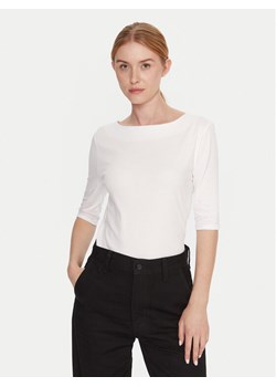 Calvin Klein Bluzka LV044C217G Biały Slim Fit ze sklepu MODIVO w kategorii Bluzki damskie - zdjęcie 185868894
