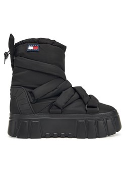 Tommy Jeans Śniegowce Tjw Chunky Snow Boot Nylon EN0EN02842 Czarny ze sklepu MODIVO w kategorii Śniegowce damskie - zdjęcie 185868954