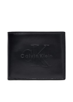 Calvin Klein Portfel męski Bold Billfold W/Coin LV04D1156G Czarny ze sklepu MODIVO w kategorii Portfele męskie - zdjęcie 185869003