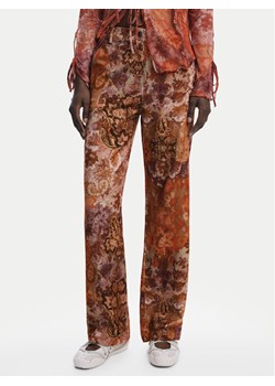 Desigual Spodnie materiałowe Romantica 25WWPW02 Pomarańczowy Regular Fit ze sklepu MODIVO w kategorii Spodnie damskie - zdjęcie 185869022