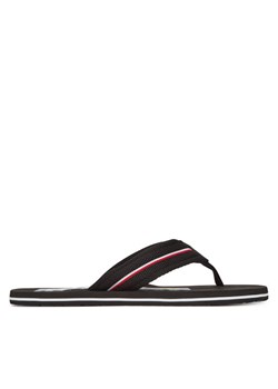Tommy Hilfiger Japonki Corporate Hilfiger Beach FM0FM05436 Czarny ze sklepu MODIVO w kategorii Klapki męskie - zdjęcie 185869082
