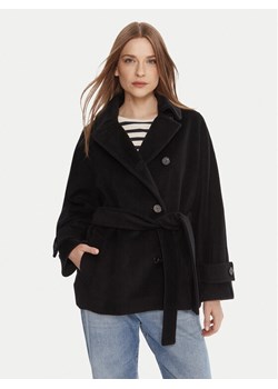 Marella Płaszcz wełniany Dovere 2523086112 Czarny Regular Fit ze sklepu MODIVO w kategorii Płaszcze damskie - zdjęcie 185869224