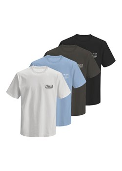 Jack&Jones Komplet 4 t-shirtów Blatailor 12291658 Kolorowy Regular Fit ze sklepu MODIVO w kategorii T-shirty męskie - zdjęcie 185869283