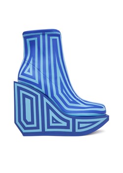 United Nude Botki Wa Bootie Hi 1087965682 Niebieski ze sklepu MODIVO w kategorii Botki - zdjęcie 185869332