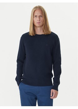 Calvin Klein Sweter LV04LB327G Granatowy Regular Fit ze sklepu MODIVO w kategorii Swetry męskie - zdjęcie 185869360