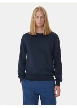 Calvin Klein Sweter LV040BM343 Granatowy Regular Fit ze sklepu MODIVO w kategorii Swetry męskie - zdjęcie 185869431