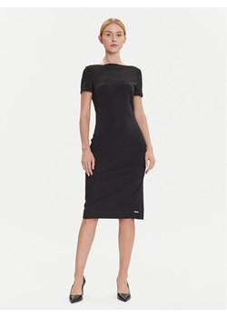 Calvin Klein Sukienka koktajlowa LV044D063G Czarny Slim Fit ze sklepu MODIVO w kategorii Sukienki - zdjęcie 185869512