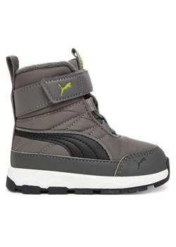 Puma Śniegowce Evolve Boot Ac+ Inf 392646 08 Szary ze sklepu MODIVO w kategorii Buty zimowe dziecięce - zdjęcie 185869590