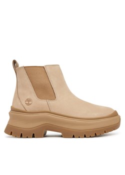 Timberland Sztyblety Roxie Lane Mid TB0A28XMEN71 Beżowy ze sklepu MODIVO w kategorii Botki - zdjęcie 185869613