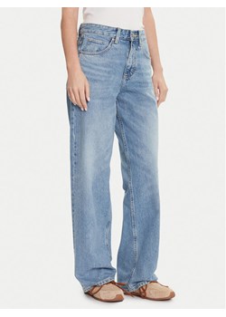 Lee Jeansy Rider 112365089 Niebieski Wide Leg ze sklepu MODIVO w kategorii Jeansy damskie - zdjęcie 185869794
