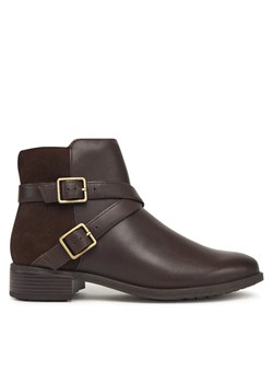 Clarks Botki Havisham Bay 26182942 Brązowy - id: 0000305418296 - marki Clarks - 185869814 Clarks Botki Havisham Bay 26182942 Brązowy ze sklepu MODIVO w kategorii Botki - zdjęcie 185869814