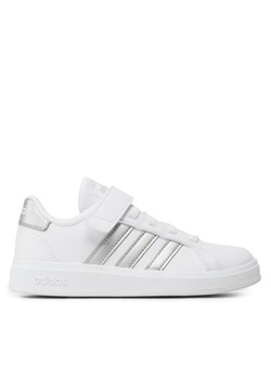 adidas Sneakersy Grand Court 2.0 El K GW6516 Biały ze sklepu MODIVO w kategorii Buty sportowe dziecięce - zdjęcie 185869824