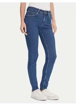 Lee Jeansy Scarlett 112363594 Niebieski Skinny Fit ze sklepu MODIVO w kategorii Jeansy damskie - zdjęcie 185870042