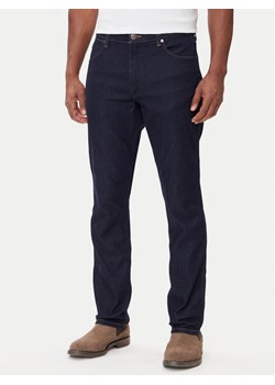 Wrangler Jeansy Greensboro 112362557 Granatowy Straight Leg ze sklepu MODIVO w kategorii Jeansy męskie - zdjęcie 185870254