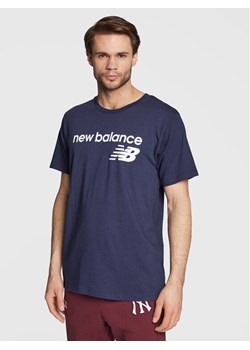 New Balance T-Shirt Classic Core Logo MT03905 Granatowy Athletic Fit ze sklepu MODIVO w kategorii T-shirty męskie - zdjęcie 185870284