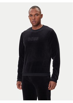 BOSS Bluza Velour 50550636 Czarny Regular Fit ze sklepu MODIVO w kategorii Bluzy męskie - zdjęcie 185870402