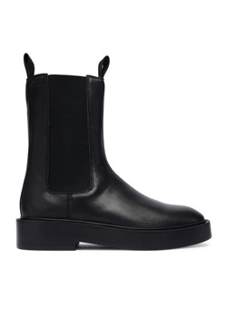 Calvin Klein Sztyblety Convate Welt Chelsea Lth YW0YW01905 Czarny ze sklepu MODIVO w kategorii Botki - zdjęcie 185870403