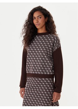 Guess Golf W5BR23 Z3JD2 Brązowy Relaxed Fit ze sklepu MODIVO w kategorii Swetry damskie - zdjęcie 185870521