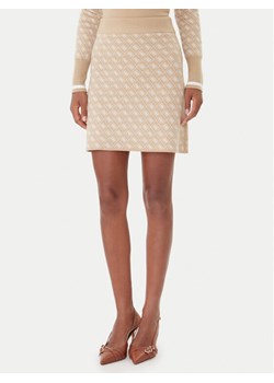 Guess Spódnica ołówkowa W5BD81 Z3JD2 Beżowy Slim Fit ze sklepu MODIVO w kategorii Spódnice - zdjęcie 185870523