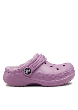 Crocs Klapki Baya Lined Clog K 207500-5Q5 Fioletowy ze sklepu MODIVO w kategorii Klapki dziecięce - zdjęcie 185870640