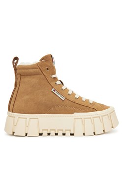 Tommy Jeans Sneakersy Tjw Vulc Flatform Suede Wl EN0EN02894 Brązowy ze sklepu MODIVO w kategorii Buty sportowe damskie - zdjęcie 185870721