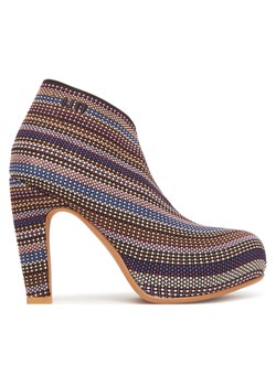 United Nude Botki Fold Hi II 1087065905 Brązowy ze sklepu MODIVO w kategorii Botki - zdjęcie 185870810