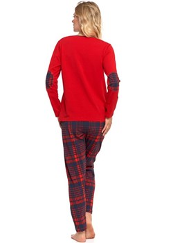Moraj bawełniana piżama damska świąteczna PDD5100-007, Kolor czerwony-kratka, Rozmiar XL, Moraj ze sklepu Primodo w kategorii Piżamy damskie - zdjęcie 185882784