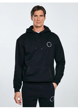 Bluza męska z kapturem czarna Ajrojer 906 ze sklepu Big Star w kategorii Bluzy męskie - zdjęcie 185883513