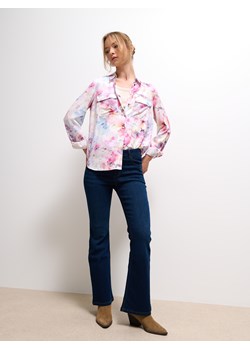 Mohito - Jeansy flare petite - granatowy ze sklepu Mohito w kategorii Jeansy damskie - zdjęcie 185884913