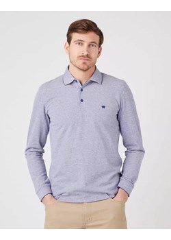 WRANGLER REFINED POLO MĘSKA KOSZULKA DŁUGI RĘKAW BLUE W7F9KHB51 112323733 ze sklepu YouNeedit.pl w kategorii T-shirty męskie - zdjęcie 185885994