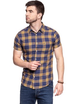 KOSZULA MĘSKA KRÓTKI RĘKAW WRANGLER SS 1PKT SHIRT PATRIOT BLUE W5881OR5H 112129599 ze sklepu YouNeedit.pl w kategorii Koszule męskie - zdjęcie 185886610