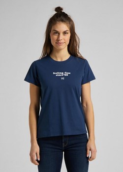 LEE CREW NECK TEE DAMSKI T-SHIRT WASHED BLUE L44OYGLR 112109939 ze sklepu YouNeedit.pl w kategorii Bluzki damskie - zdjęcie 185887091