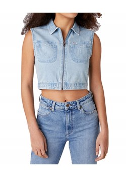 WRANGLER 90’S DAMSKI BEZRĘKAWNIK JEANSOWY VEST SUNFADE W4R35E180 112129203 ze sklepu YouNeedit.pl w kategorii Kamizelki damskie - zdjęcie 185887152