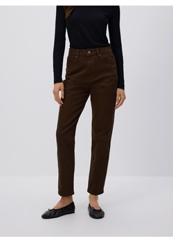 Reserved - Jeansy mom fit slim - dark grey jeans ze sklepu Reserved w kategorii Jeansy damskie - zdjęcie 185889104