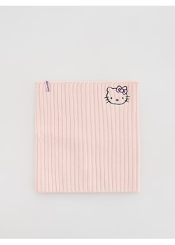 Reserved - Dzianinowy komin Hello Kitty - pastelowy róż ze sklepu Reserved w kategorii Szaliki dziecięce - zdjęcie 185889333