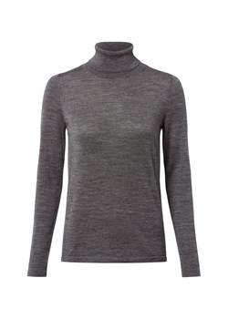 brookshire Damski sweter z golfem wykonany z wełny merynosów Kobiety drobna dzianina szary marmurkowy ze sklepu vangraaf w kategorii Swetry damskie - zdjęcie 185889834