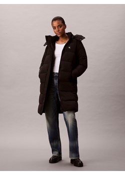 Calvin Klein Jeans Pikowany płaszcz damski Kobiety czarny jednolity ze sklepu vangraaf w kategorii Płaszcze damskie - zdjęcie 185889862