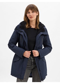 Ragwear Parka damska - Elsien Kobiety granatowy jednolity ze sklepu vangraaf w kategorii Parki damskie - zdjęcie 185889920
