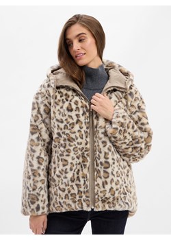 Marie Lund Damska kurtka dwustronna Kobiety Sztuczne włókno kitt jednolity ze sklepu vangraaf w kategorii Kurtki damskie - zdjęcie 185889923