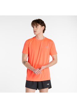 Koszulka męska New Balance MT41222URR  – pomarańczowa ze sklepu New Balance Poland w kategorii T-shirty męskie - zdjęcie 185890191