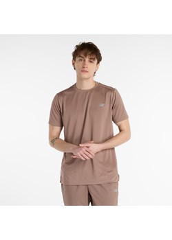 Koszulka męska New Balance MT41222EAS – brązowa ze sklepu New Balance Poland w kategorii T-shirty męskie - zdjęcie 185890224
