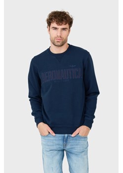 AERONAUTICA MILITARE Granatowa męska bluza, Rozmiar XXL ze sklepu outfit.pl w kategorii Bluzy męskie - zdjęcie 185890273